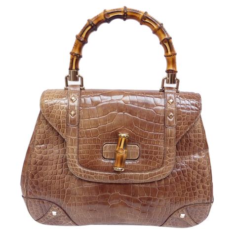 gucci bamboo bag second hand|authentic gucci bamboo.